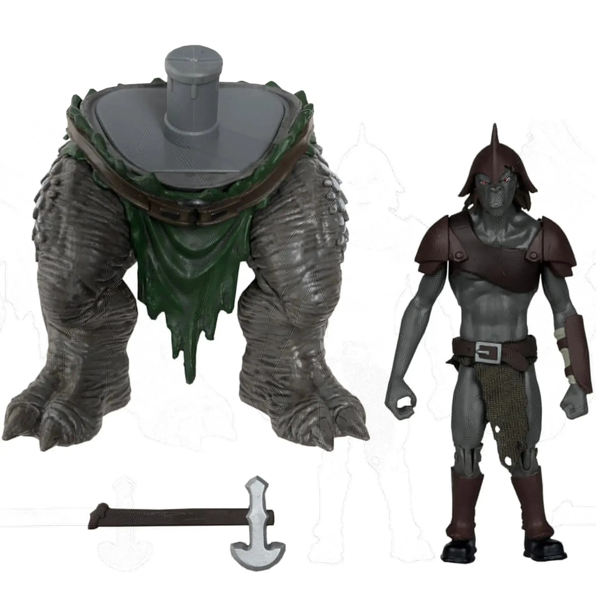 The Lord of the Rings: The War of the Rohirrim - Shank Action Figure (3.75") - McFarlane Toys - Build-A Figure [Snow Troll] - (2024) - Image 2