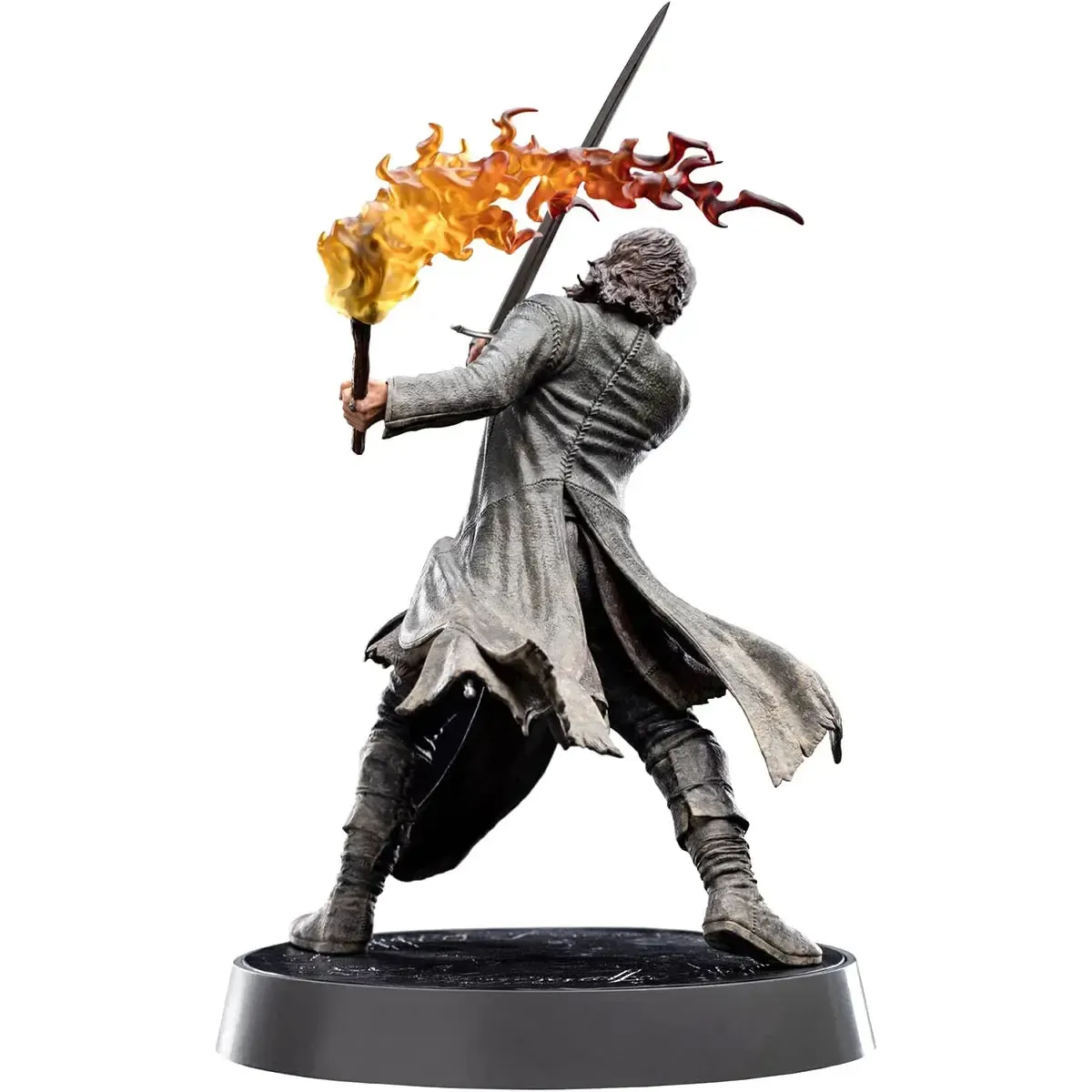 The Lord of the Rings - Weathertop Battle Aragorn with Sword and Torch Statue Figure (11") - Weta Workshop - Figures of Fandom Series - Image 2