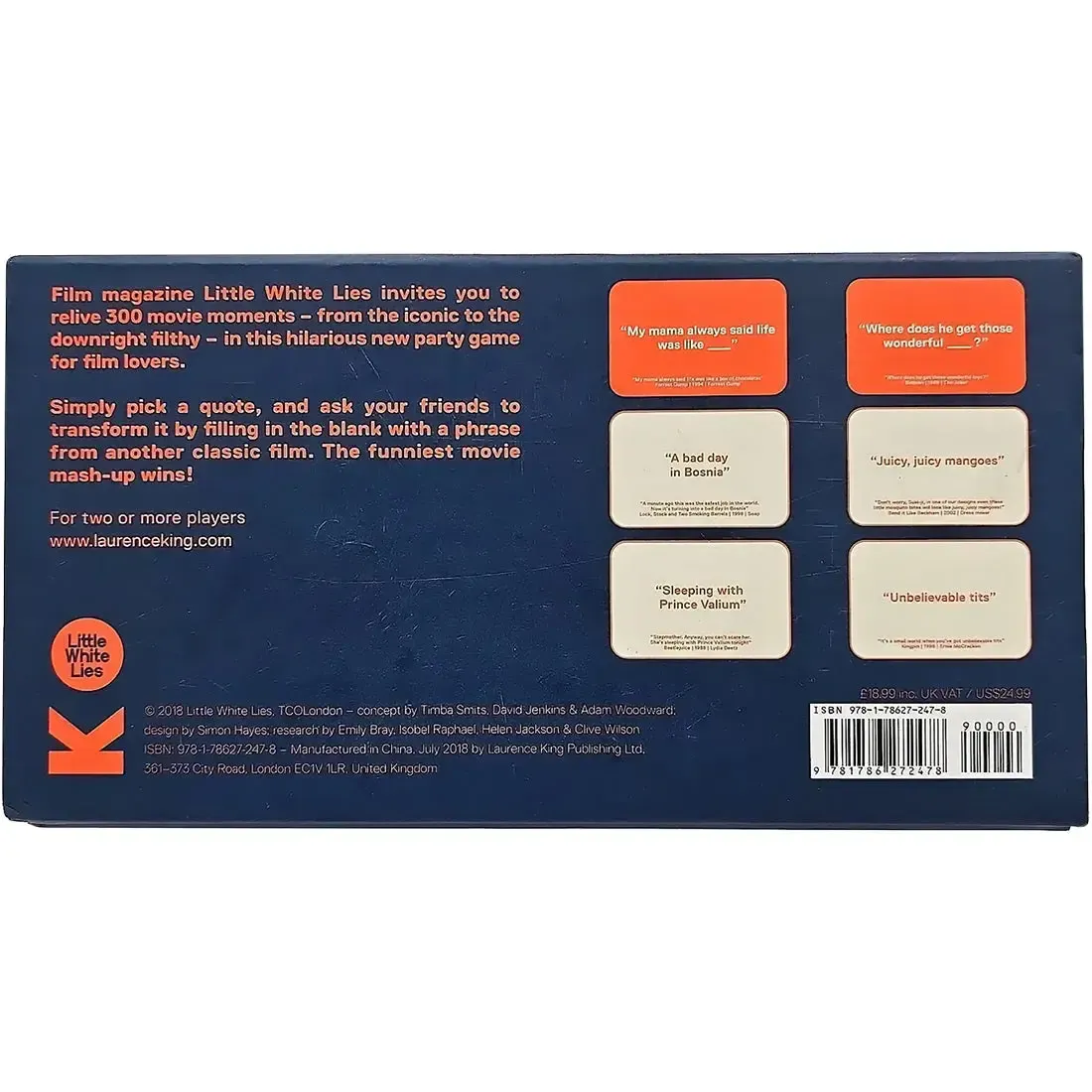 The Movie Misquote Game - Party Movies Card Game for Family, and Adults (2+ Players, Ages 16+) - Little White Lies - Image 3
