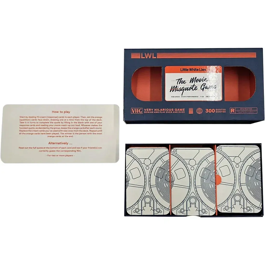 The Movie Misquote Game - Party Movies Card Game for Family, and Adults (2+ Players, Ages 16+) - Little White Lies - Image 4