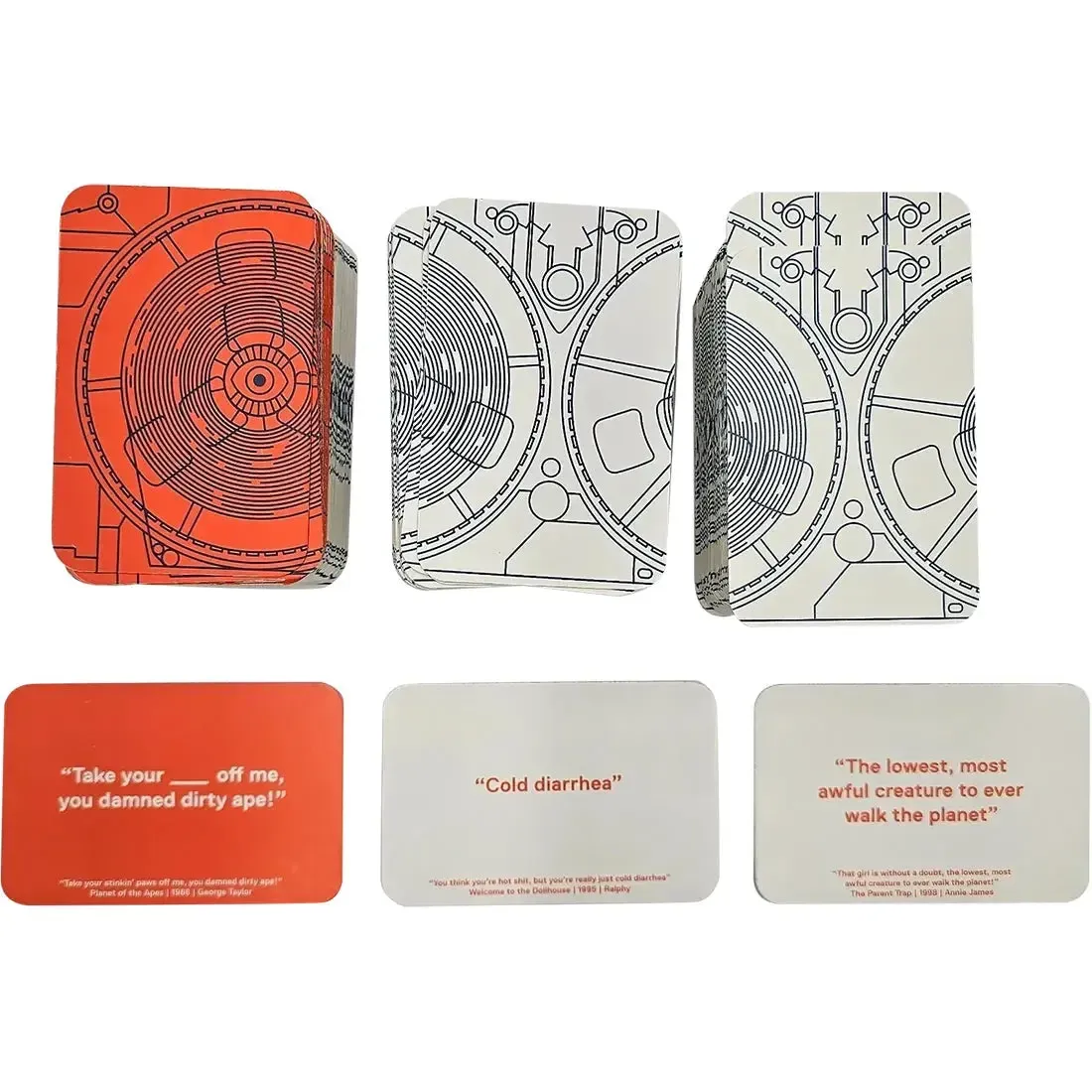 The Movie Misquote Game - Party Movies Card Game for Family, and Adults (2+ Players, Ages 16+) - Little White Lies - Image 5