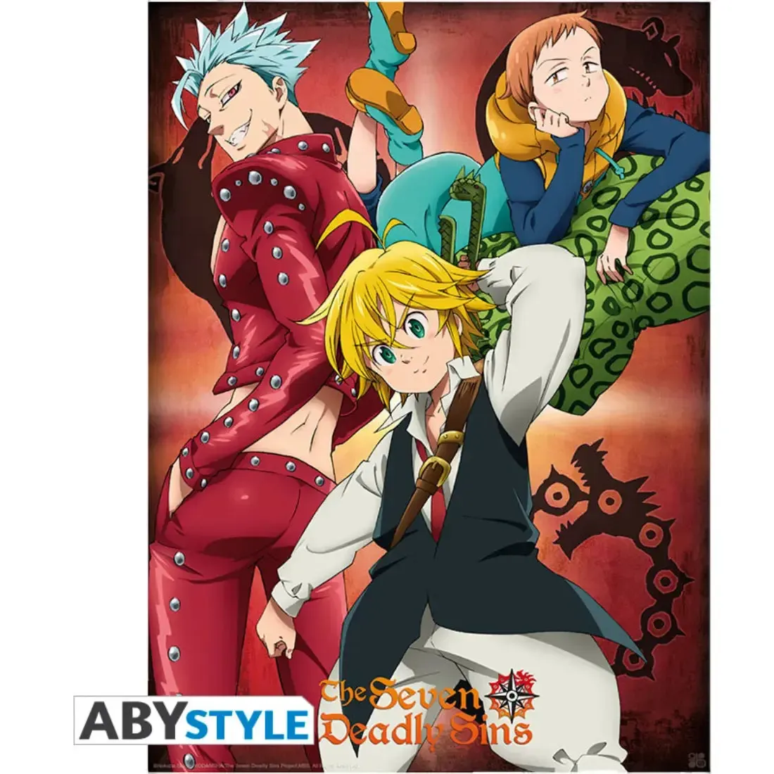 The Seven Deadly Sins - Meliodas & Sins Boxed Poster Set (20.5"x15") - ABYstyle - Image 3