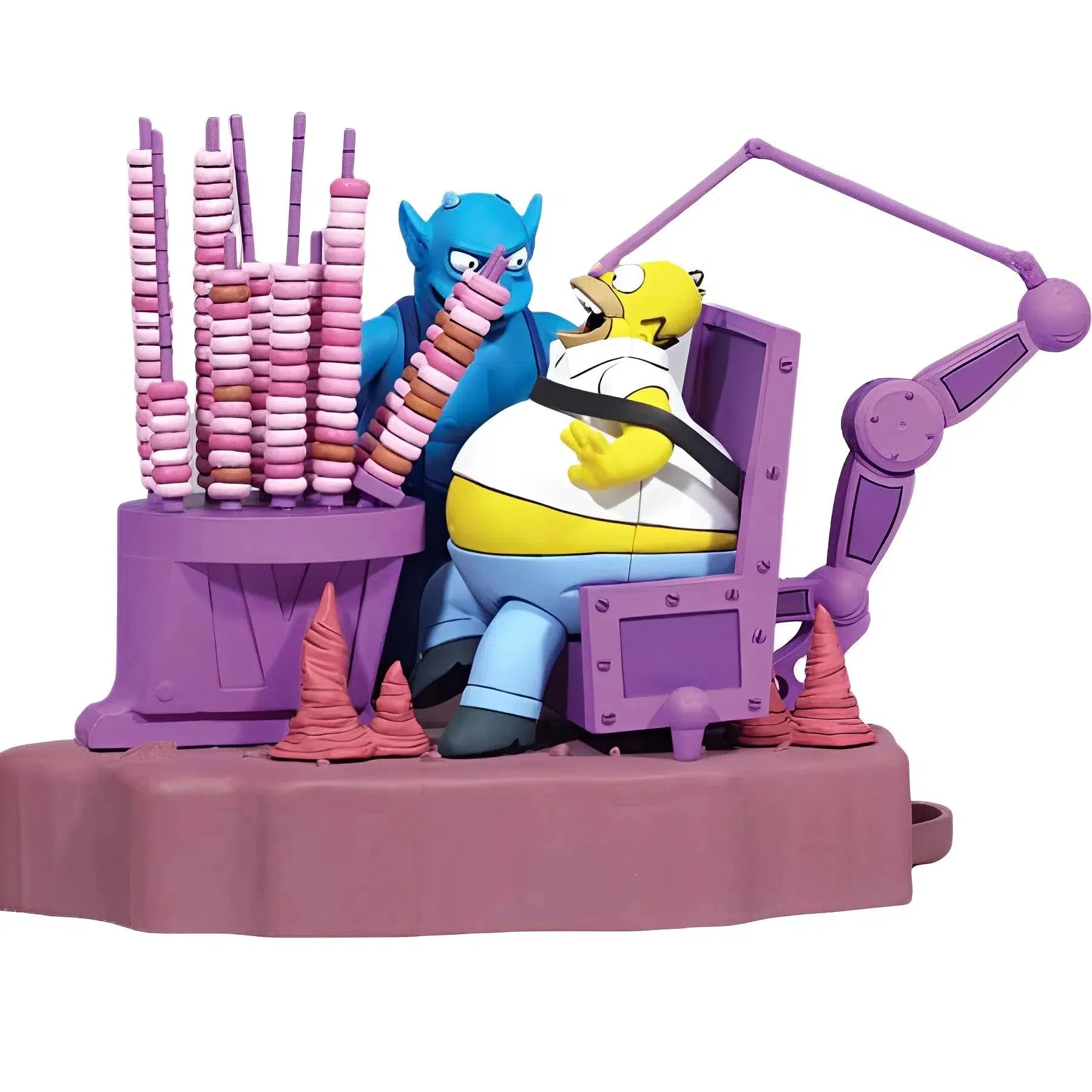 The Simpsons - Fat Homer Donut Hell Boxed Set: Ironic Punishment Action Figure - McFarlane Toys - Series (2006) - Image 2