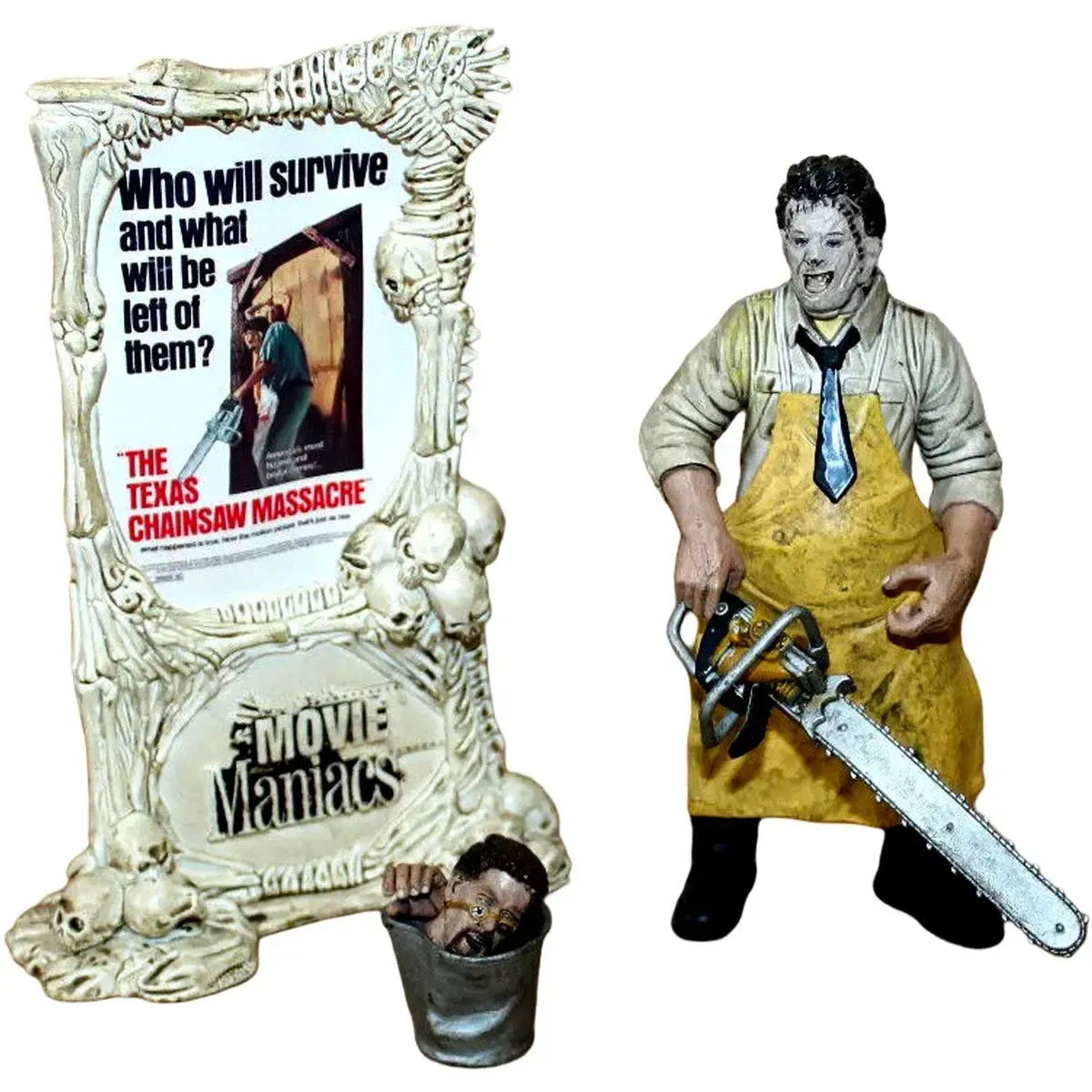 The Texas Chainsaw Massacre - Leatherface Action Figure (6") - Mcfarlane Toys - Movie Maniacs Series 1 (1998) - Image 2