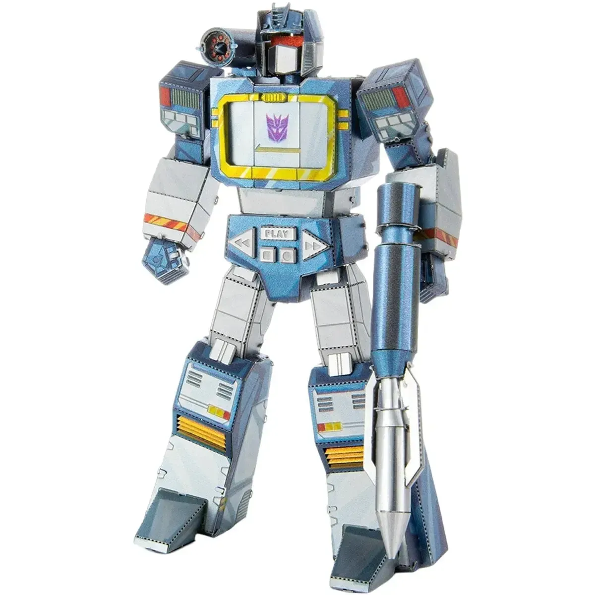 The Transformers: More than Meets the Eye - Soundwave Figure Model Kit (Steel, Moderate Difficulty) - Fascinations - Metal Earth Series - Image 2