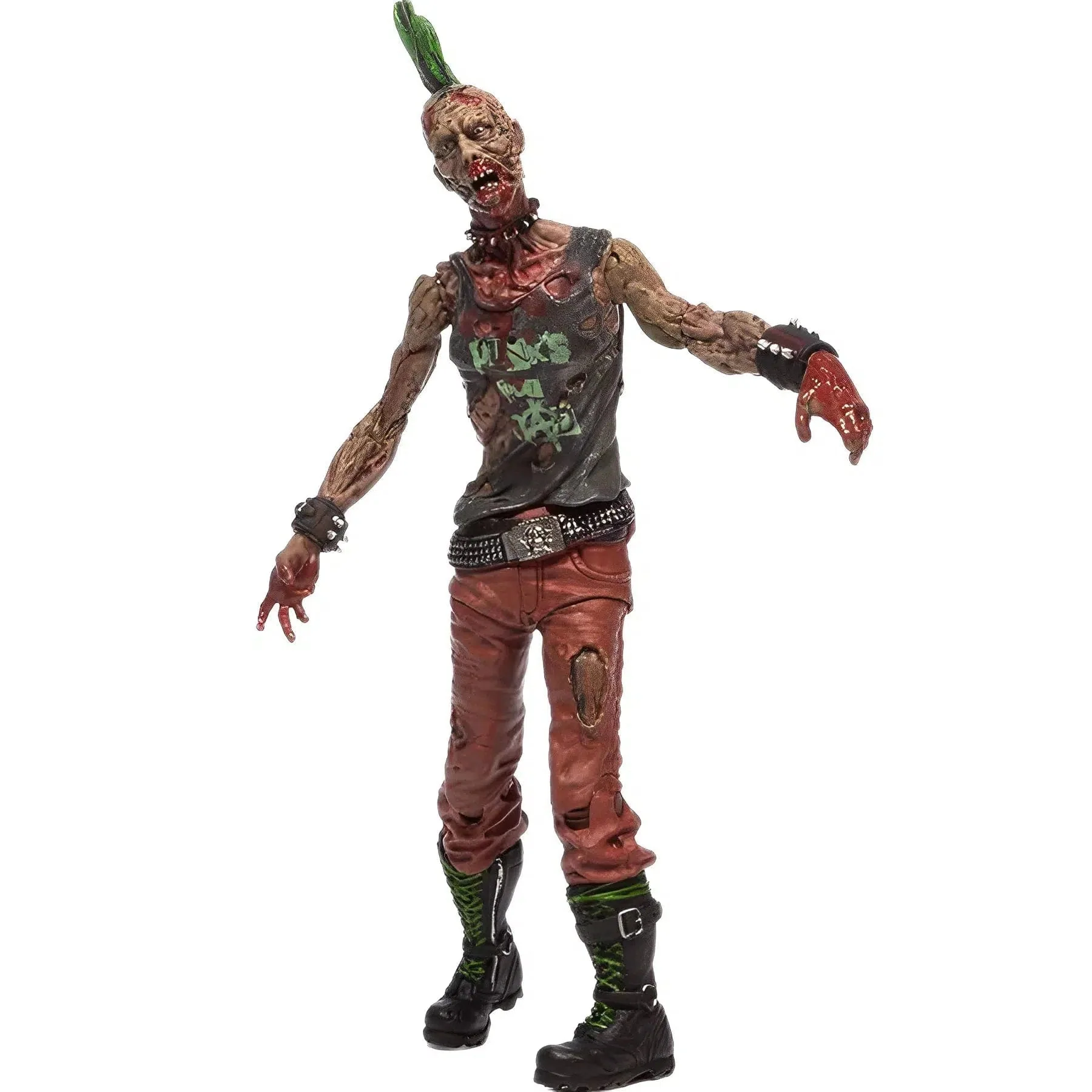 The Walking Dead (Comic) - Punk Rock Zombie Action Figure - McFarlane Toys - Series 3 (2014) - Image 3