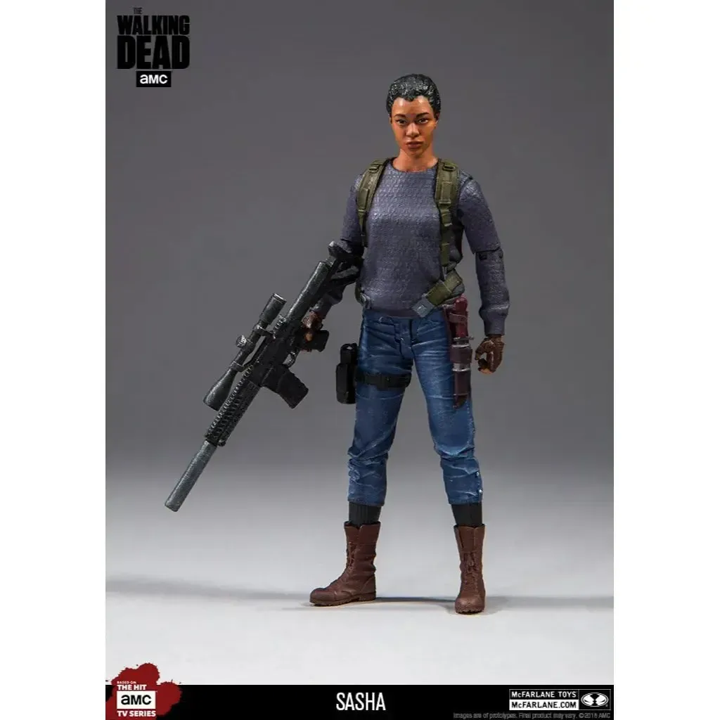 The Walking Dead (TV) - Sasha Action Figure (5") - McFarlane Toys - Series 10, Exclusive Edition (2017) - Image 7