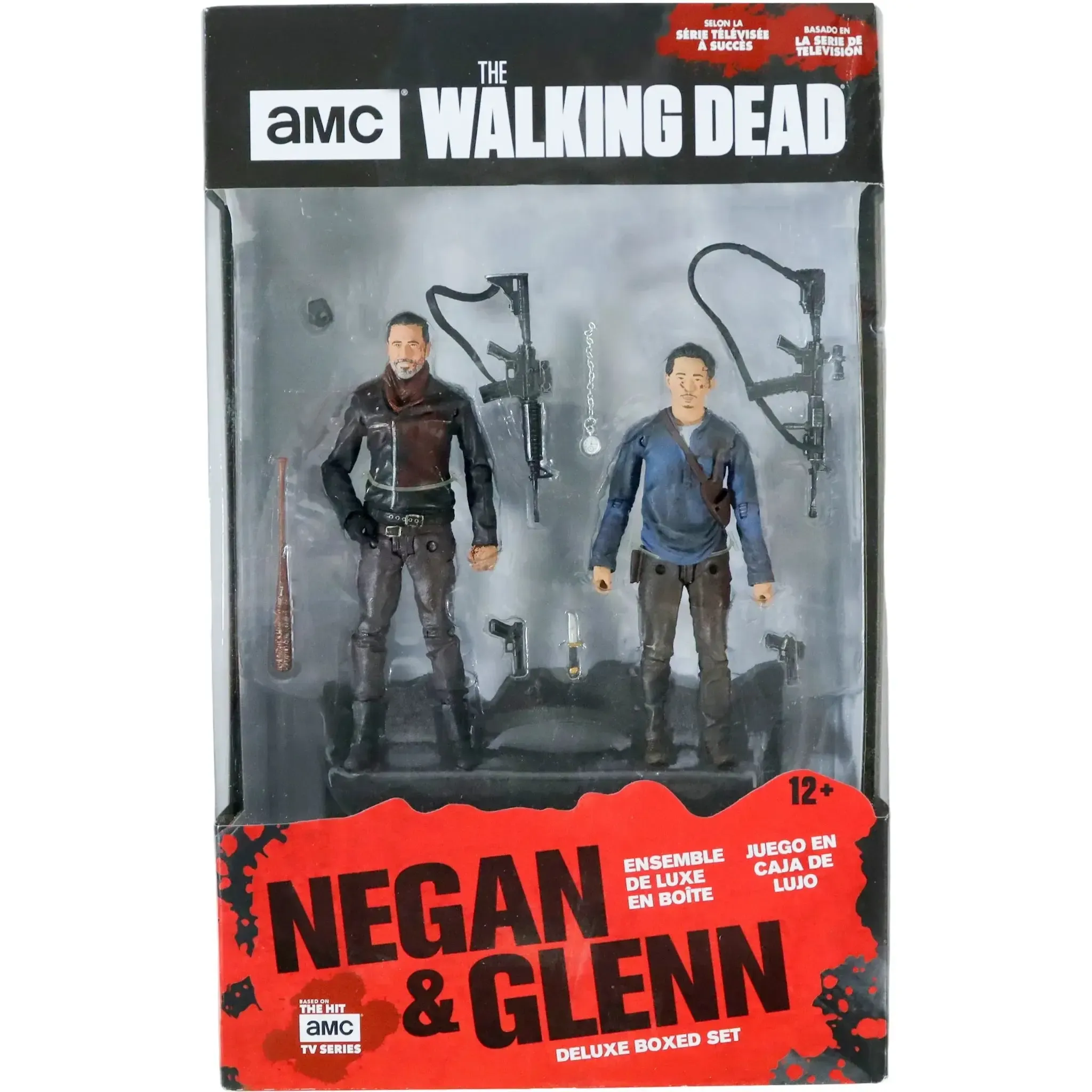 The Walking Dead (TV) [Season 7] - Negan & Glenn Deluxe Boxed Action Figure Set  (5.25" / 4.75")  - McFarlane Toys - (2017)