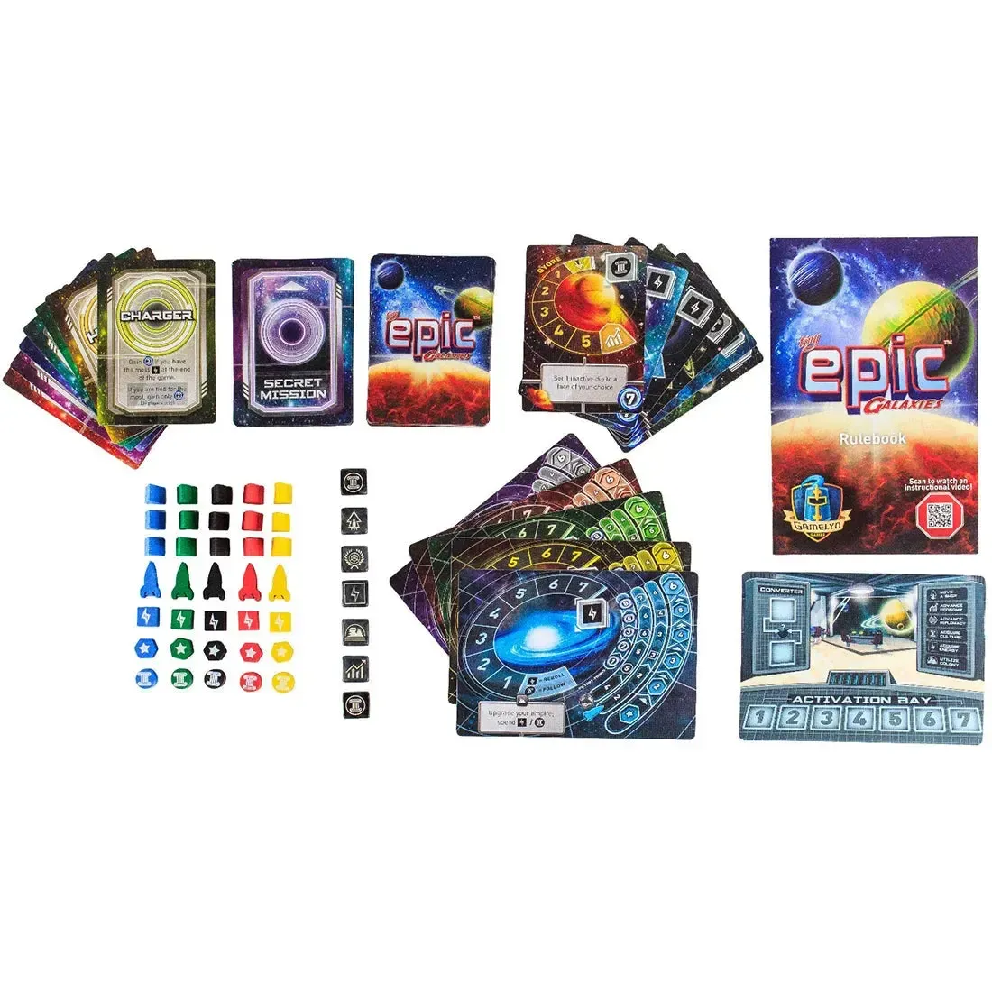Tiny Epic Galaxies - Dice-Based Science Fiction Board Game for Family, and Adults (1-5 Players, Ages 14+) - Gamelyn Games - Image 4
