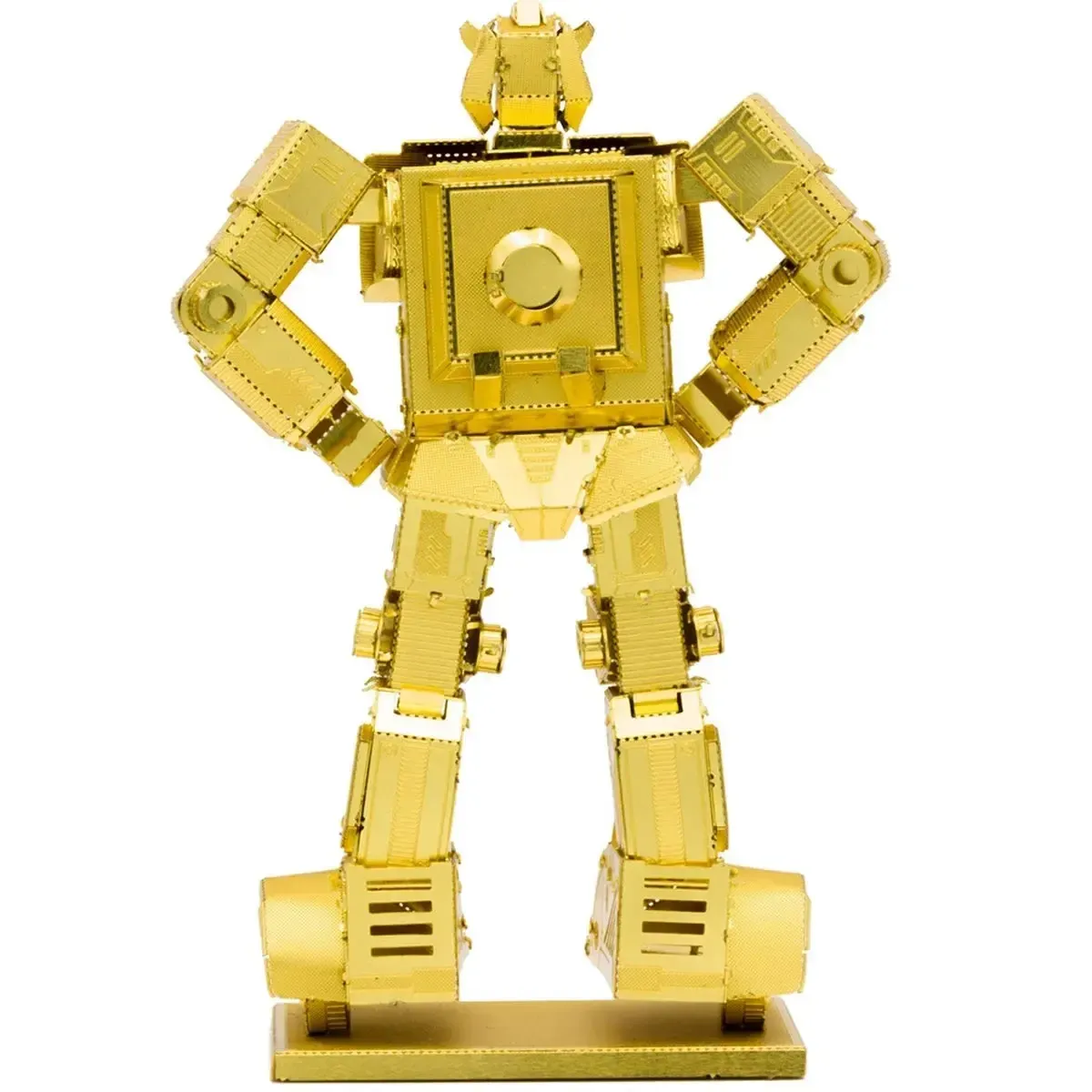 Transformers: Generations - Gold Bumblebee Figure Model Kit (Deluxe Edition, Steel, Expert Difficulty) - Fascinations - Metal Earth Series - Image 5