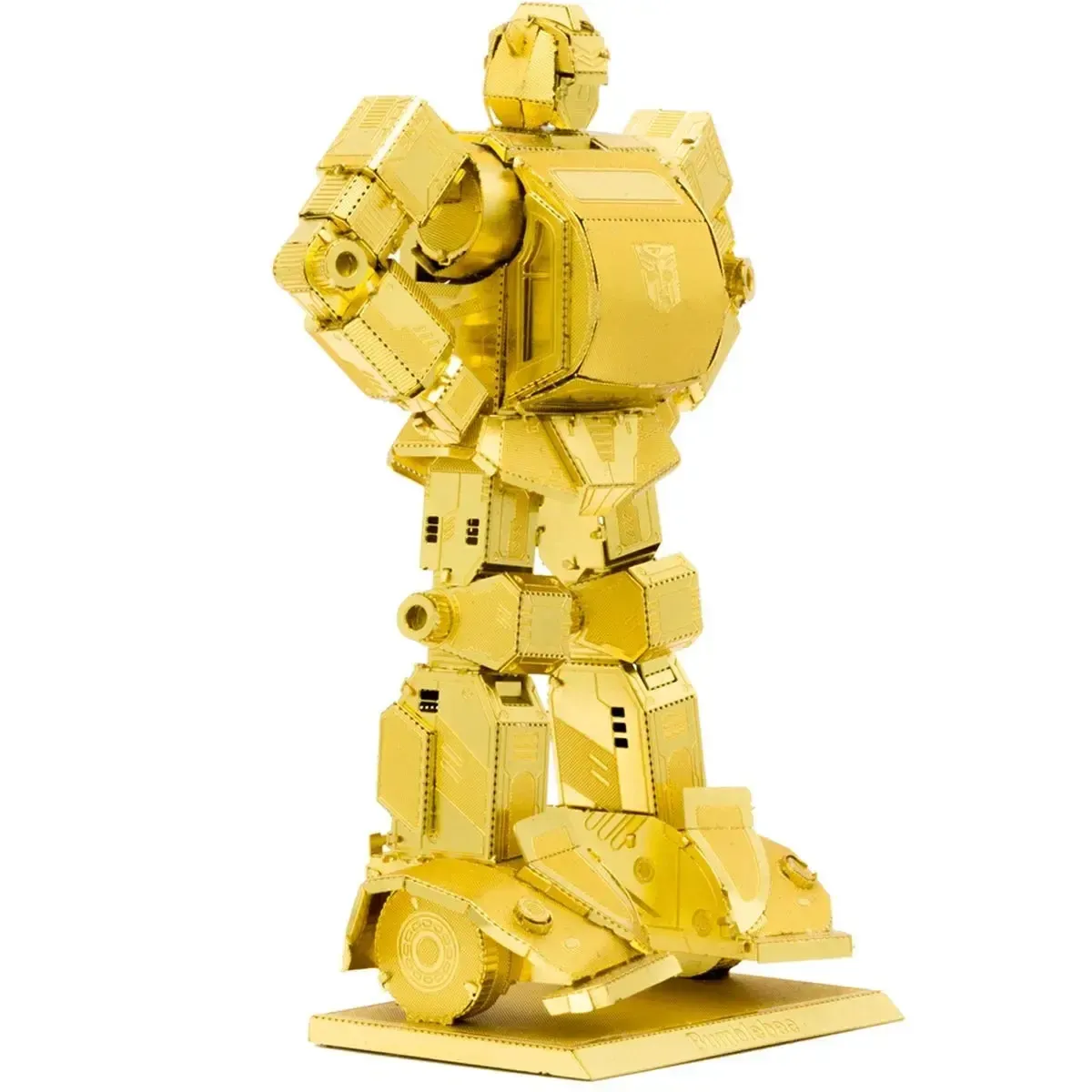 Transformers: Generations - Gold Bumblebee Figure Model Kit (Deluxe Edition, Steel, Expert Difficulty) - Fascinations - Metal Earth Series - Image 8