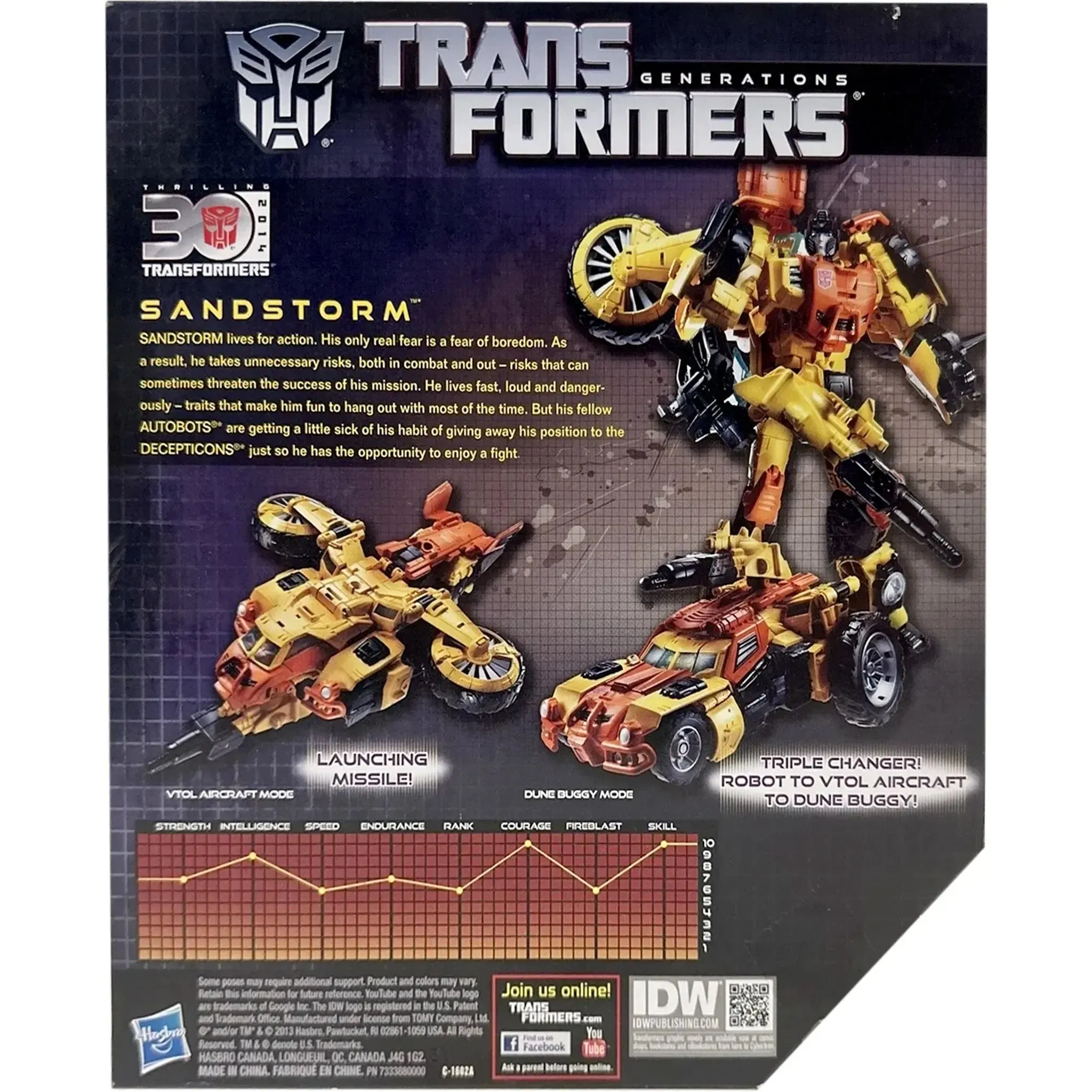 Transformers: Generations - Sandstorm Action Figure (7", Voyager Class) - Hasbro - 02 Series (#003), Transformers 30th Anniversary Edition - (2013) - Image 3