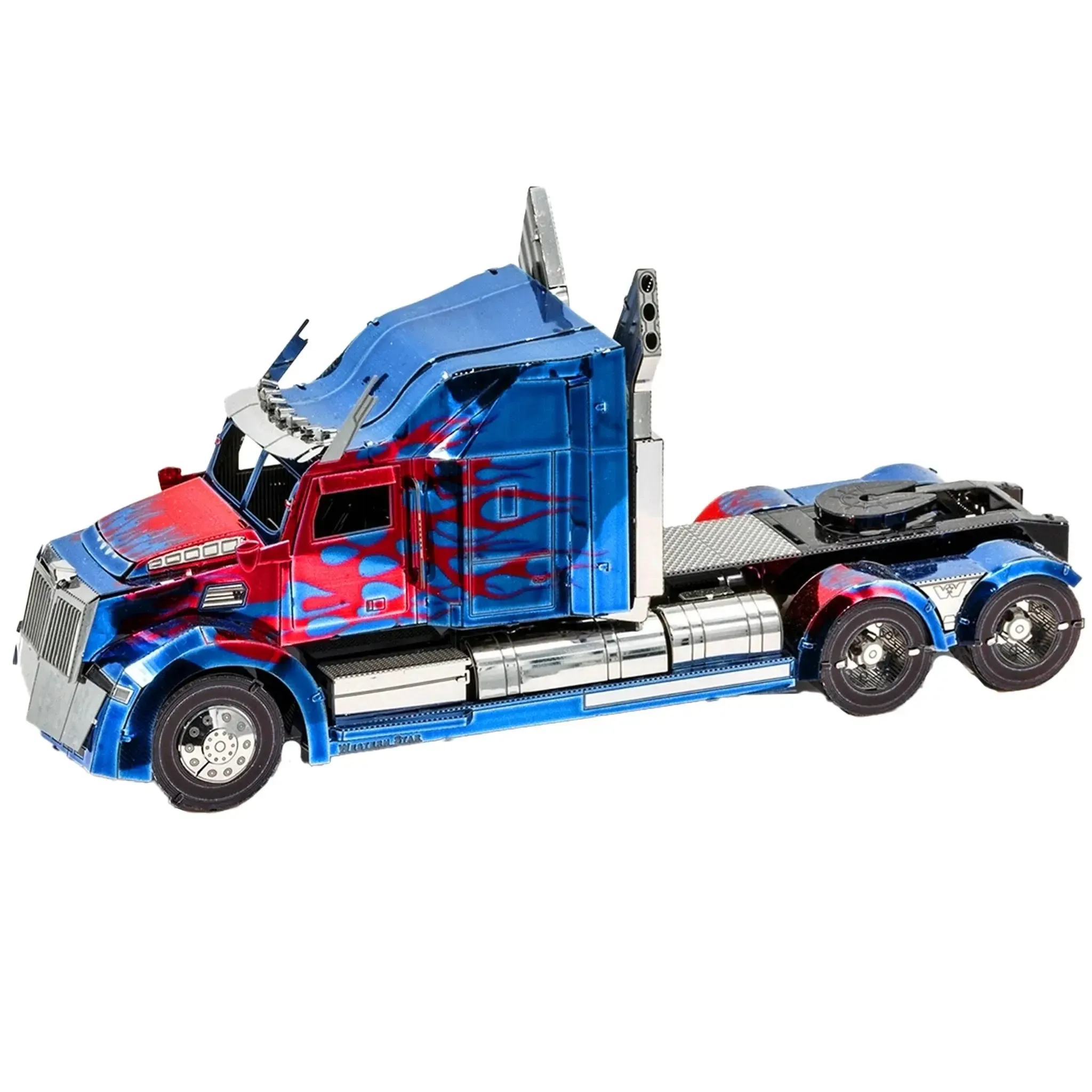 Transformers: The Last Knight - Optimus Prime Western Star 5700 Truck 3D Vehicle Model Kit (Steel, Moderate Difficulty) - Fascinations - Metal Earth Iconx Premium Series - (2020) - Image 4