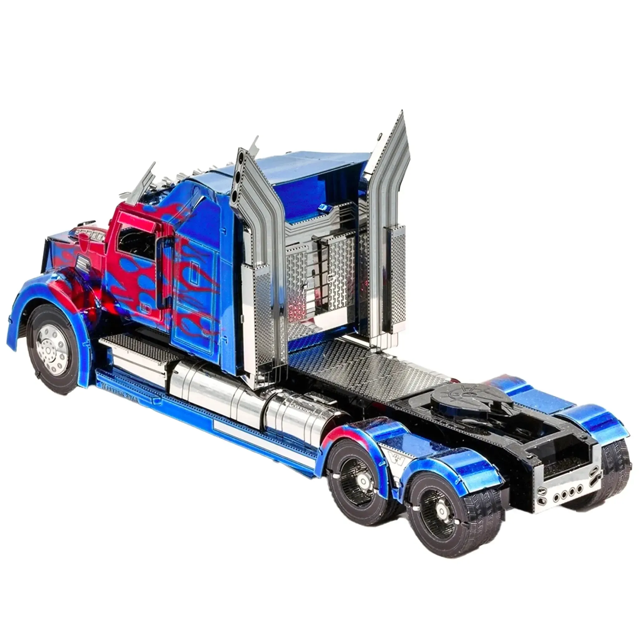 Transformers: The Last Knight - Optimus Prime Western Star 5700 Truck 3D Vehicle Model Kit (Steel, Moderate Difficulty) - Fascinations - Metal Earth Iconx Premium Series - (2020) - Image 5