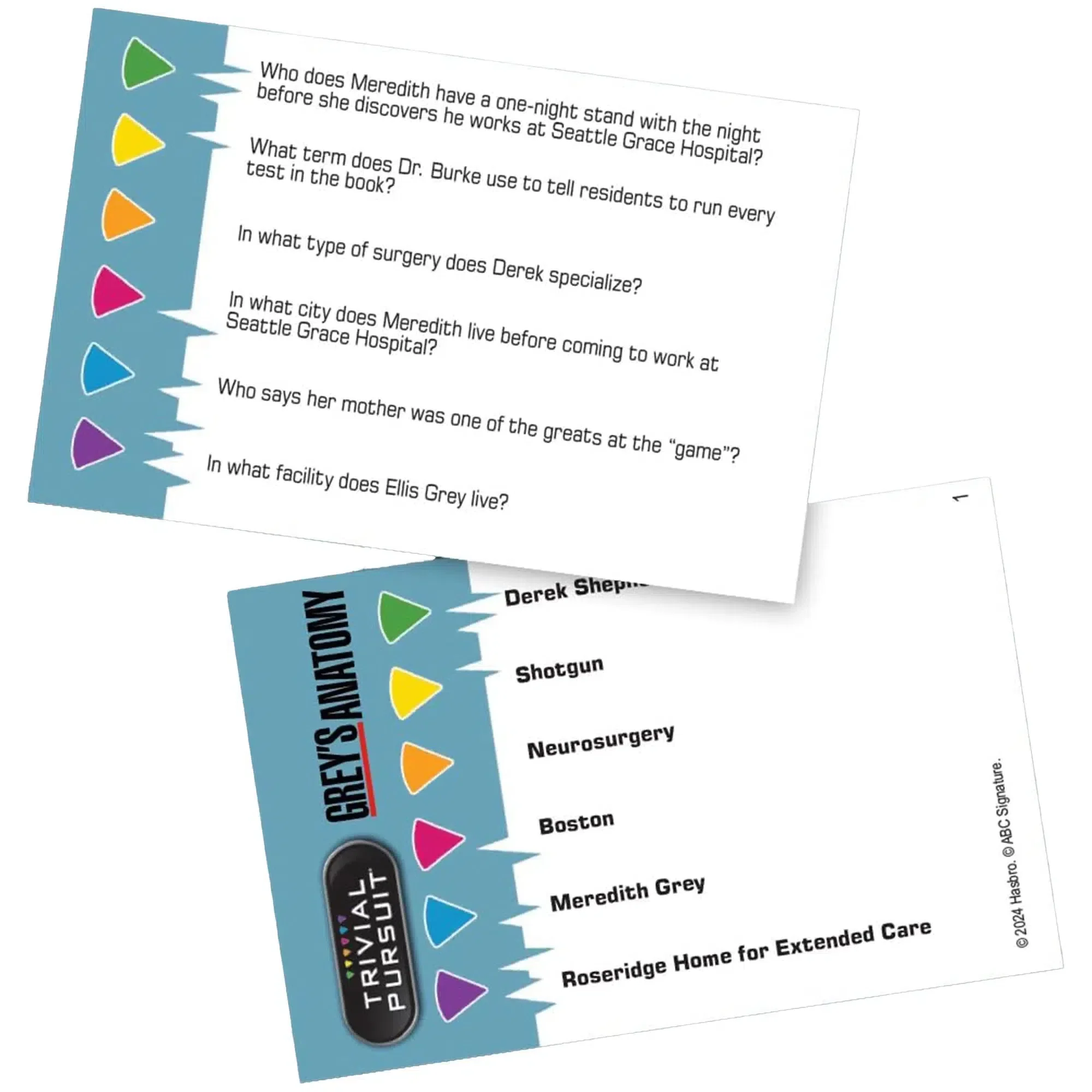 Trivial Pursuit: Grey's Anatomy Edition - Trivia TV Show Card Game for Family, and Adults (2+ Players, Ages 12+) - USAopoly - Image 3