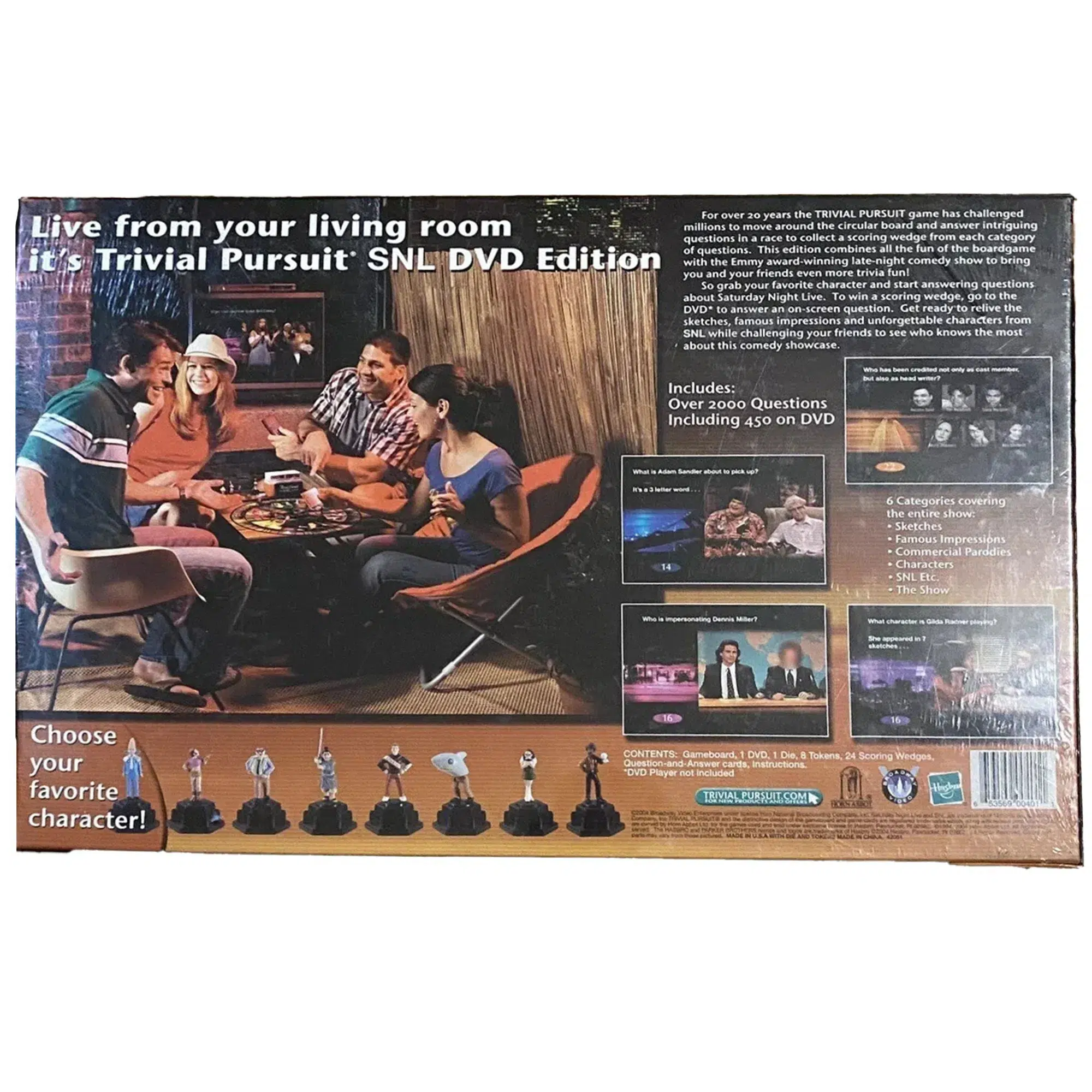 Trivial Pursuit - SNL Edition [Saturday Night Live] DVD Board Game - Parker Brothers - Image 3