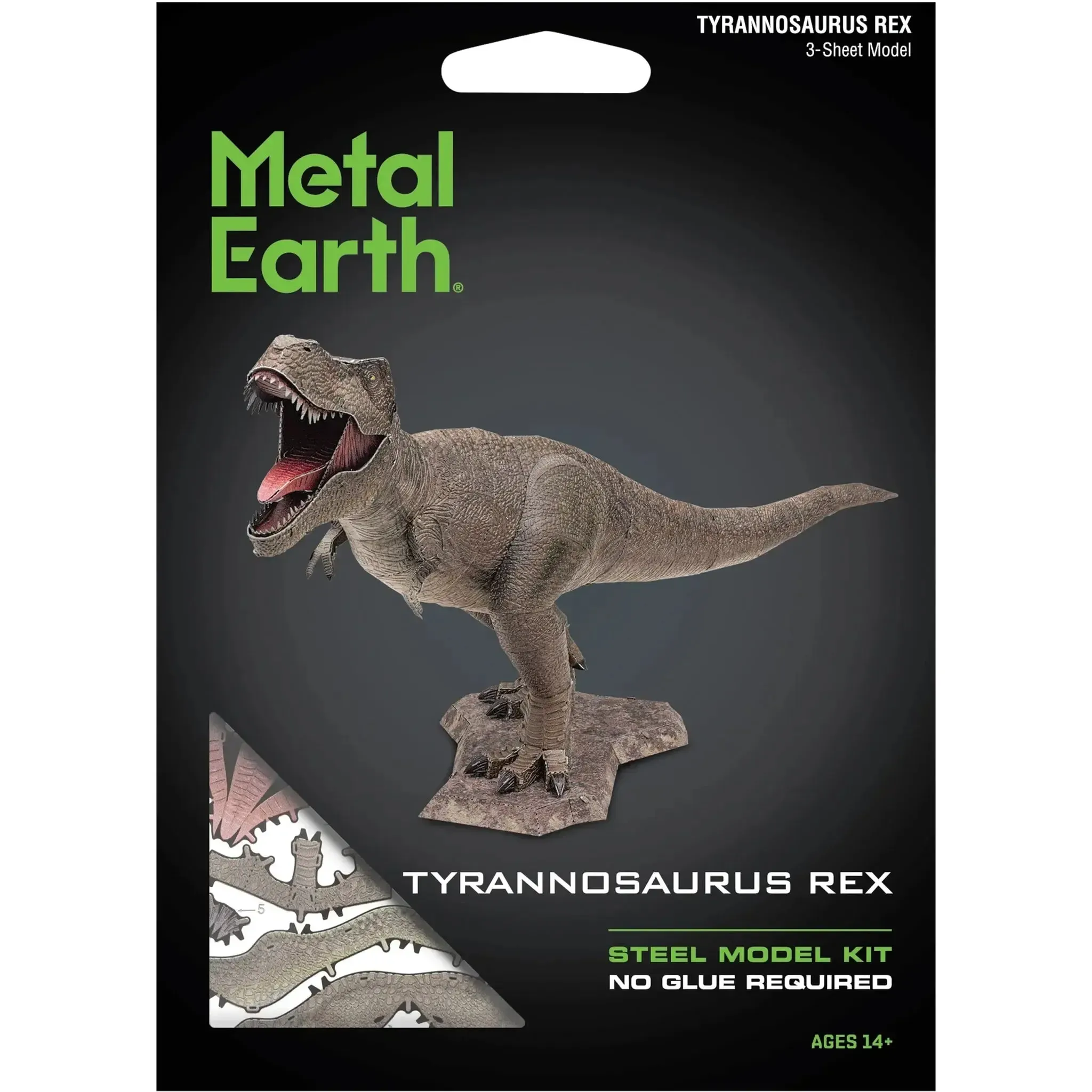 Tyrannosaurus Rex Dinosaur 3D Figure Model Kit (Steel, Moderate Difficulty) - Fascinations - Metal Earth Series - (2024)