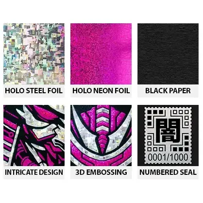 UKIYO 2099: YAMI Edition - Premium Cyberpunk Japanese Playing Cards - Wonderland Workshop - KardecK Series - Image 10