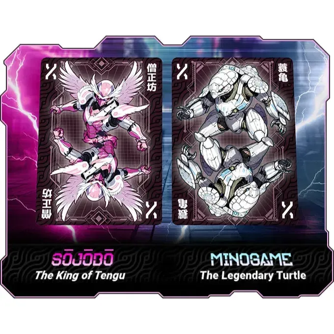 UKIYO 2099: YAMI Edition - Premium Cyberpunk Japanese Playing Cards - Wonderland Workshop - KardecK Series - Image 11