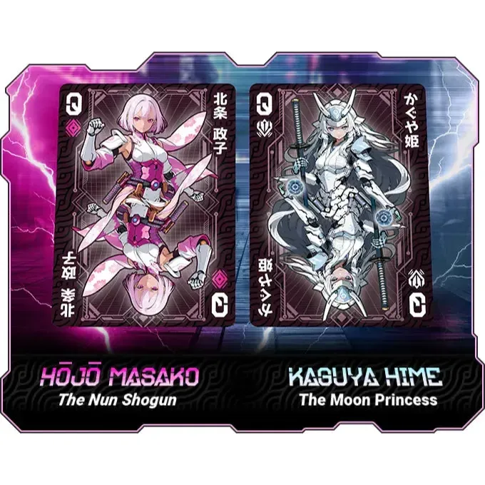 UKIYO 2099: YAMI Edition - Premium Cyberpunk Japanese Playing Cards - Wonderland Workshop - KardecK Series - Image 13