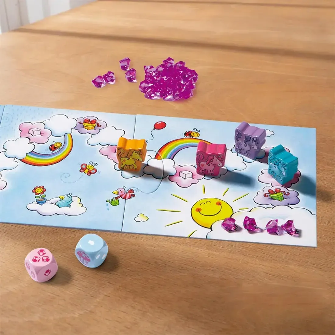 Unicorn Glitterluck: Cloud Crystals - Competitive Fantasy Board Game for Family, and Children (2-4 Players, Ages 3+) - HABA - Image 7