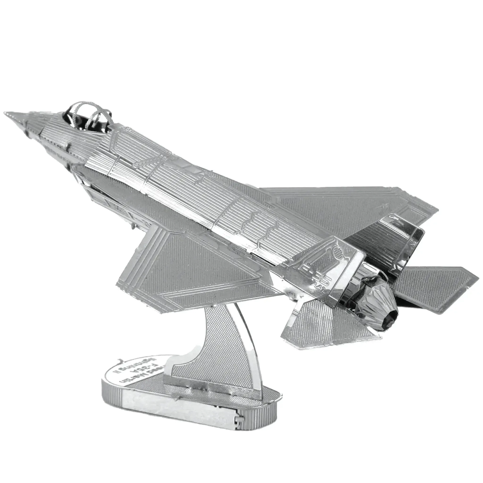 United States Air Force - Lockheed Martin F-35 Lightning II Fighter Aircraft Figure Model Kit (1:201 Scale, Steel, Moderate Difficulty) - Fascinations - Metal Earth Series - (2023) - Image 4