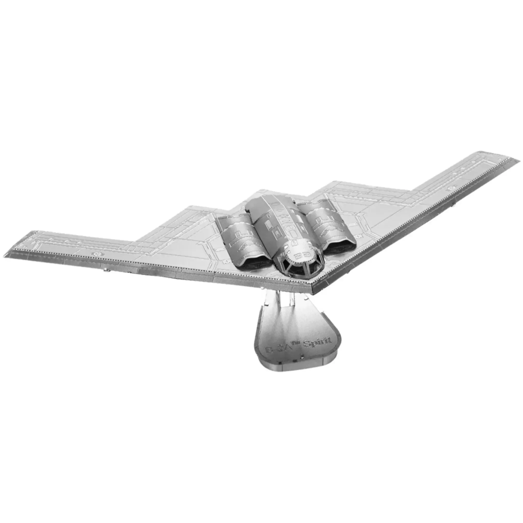 United States Air Force - Northrop Grumman B-2A Spirit Stealth Bomber Figure Model Kit (Steel, Easy-Moderate Difficulty) - Fascinations - Metal Earth Premium Series - (2024) - Image 8