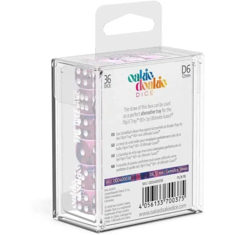 Venus D6 Dice Set (36 Dice, 12mm, Purple & Blue) - Oakie Doakie Dice - Image 3