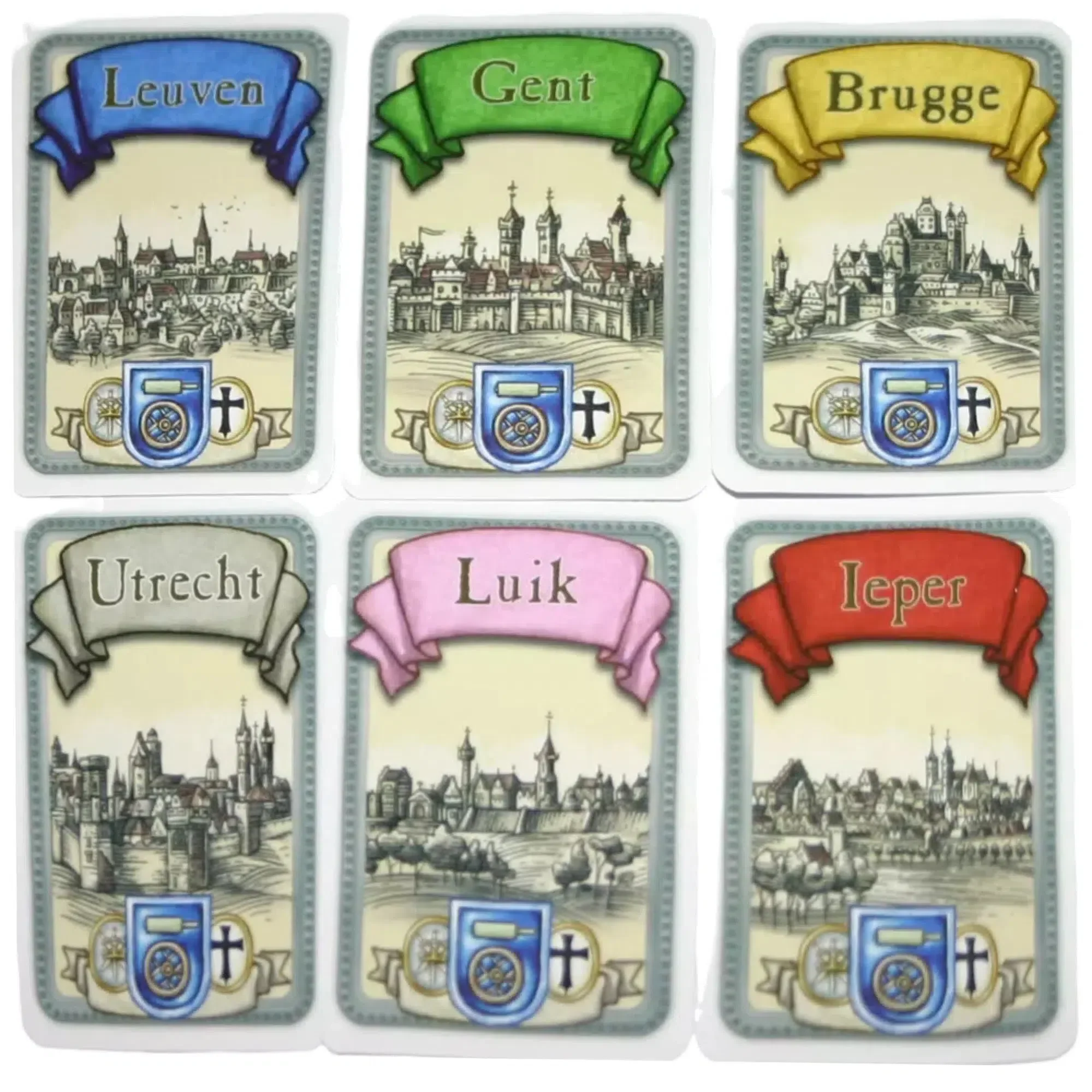 Vlaanderen 1302 - Tile Placement Civilization Board Game for Family, and Adults (2-4 Players, Ages 10+) - Queen Games - Image 4