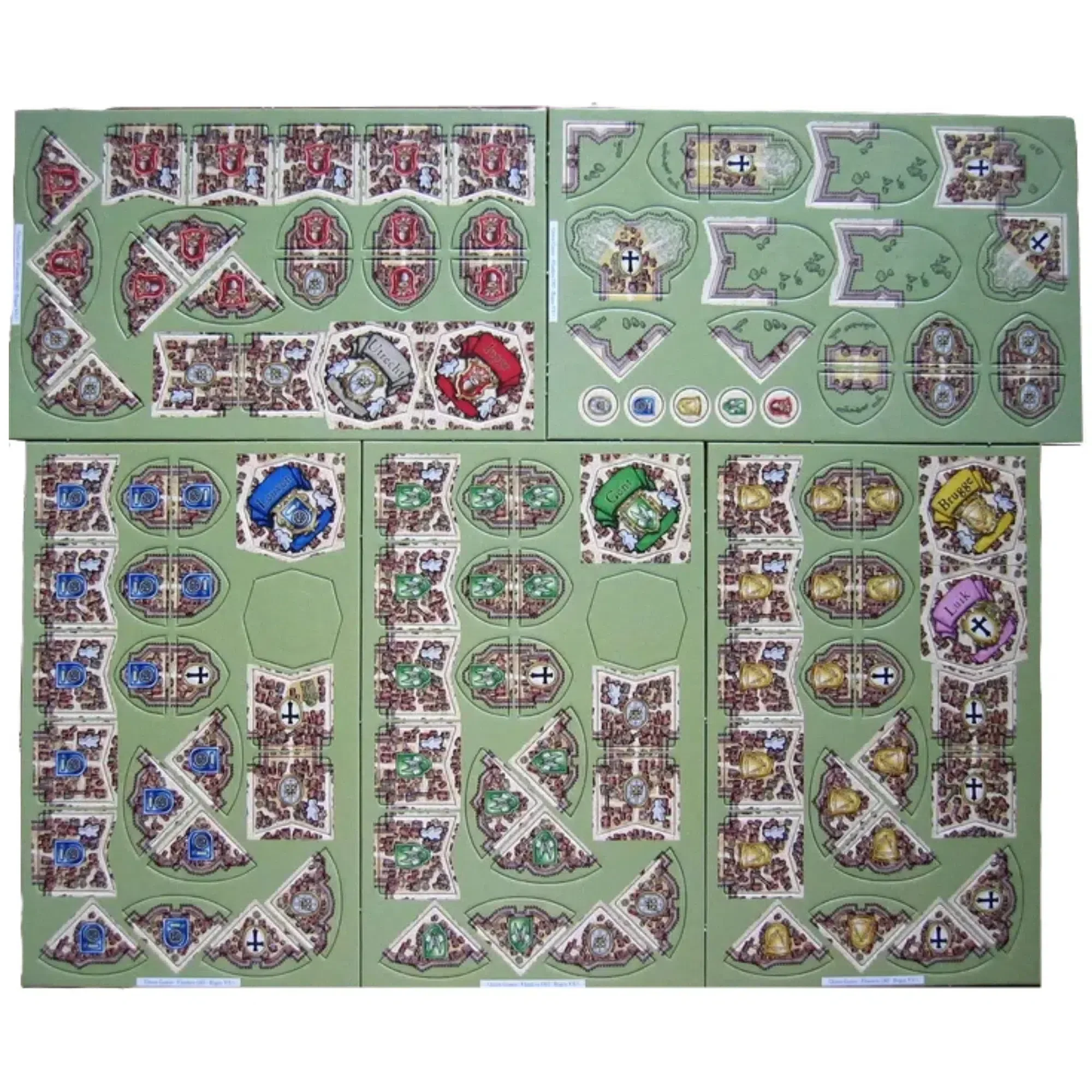 Vlaanderen 1302 - Tile Placement Civilization Board Game for Family, and Adults (2-4 Players, Ages 10+) - Queen Games - Image 7