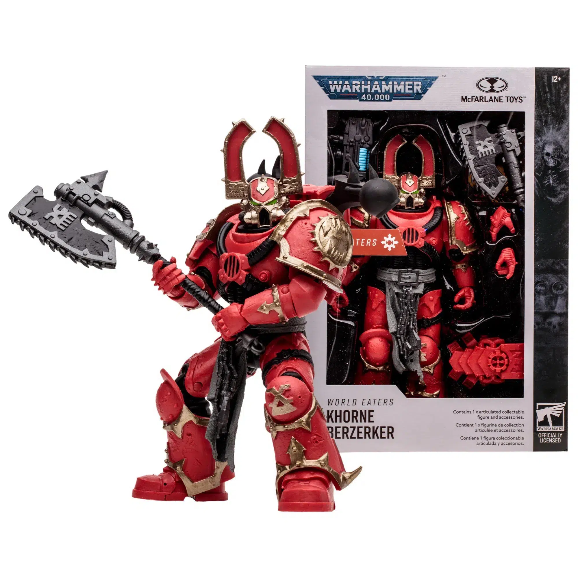 Warhammer 40,000 - Red Khorne Berzerker Action Figure (7") - McFarlane Toys - Image 3