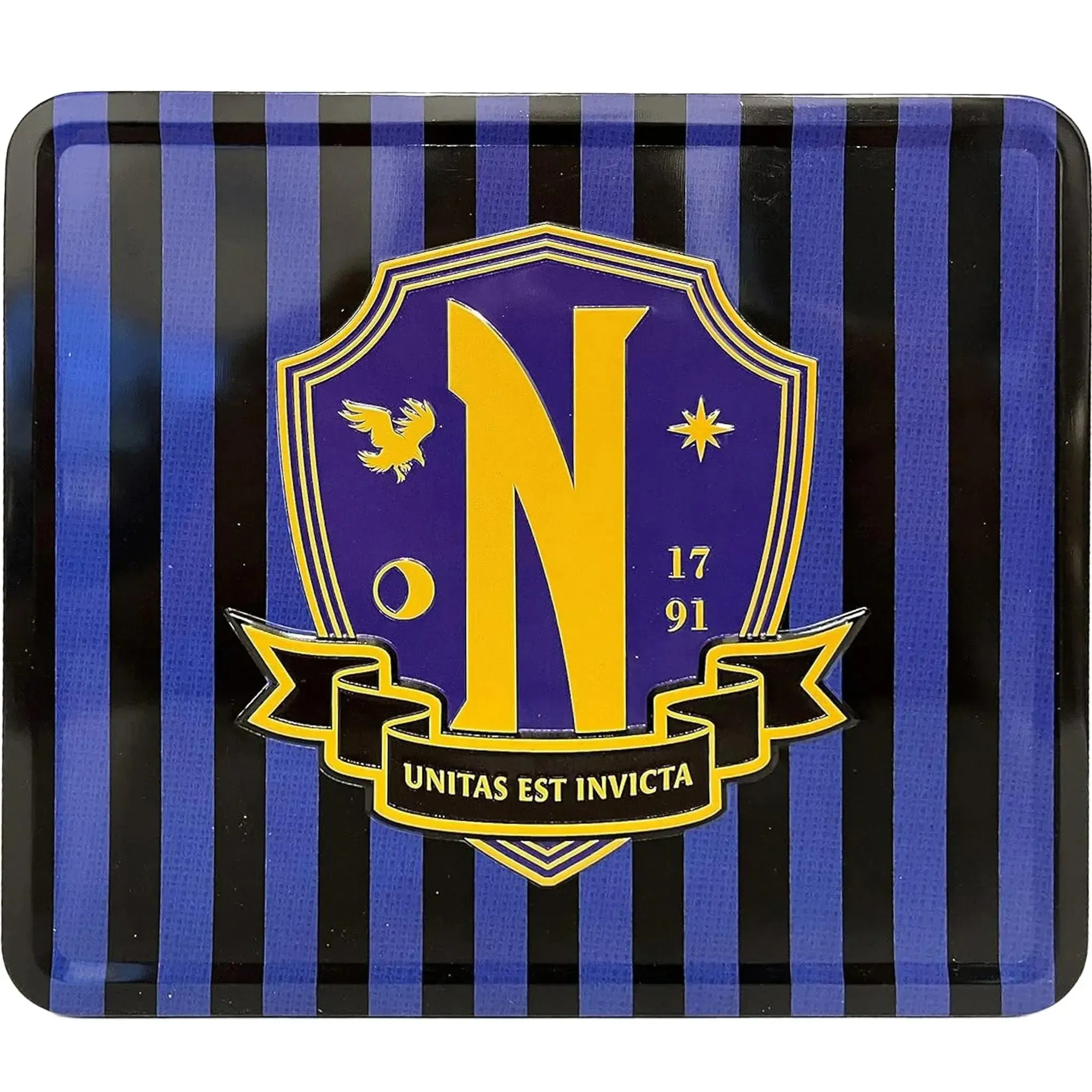 Wednesday [The Addams Family] - Nevermore Academy Lunchbox & Beverage Container Set (Limited Edition: 1 of 1,750) - Surreal Entertainment - Tin Titans Series, PREVIEWS Exclusive - Image 2