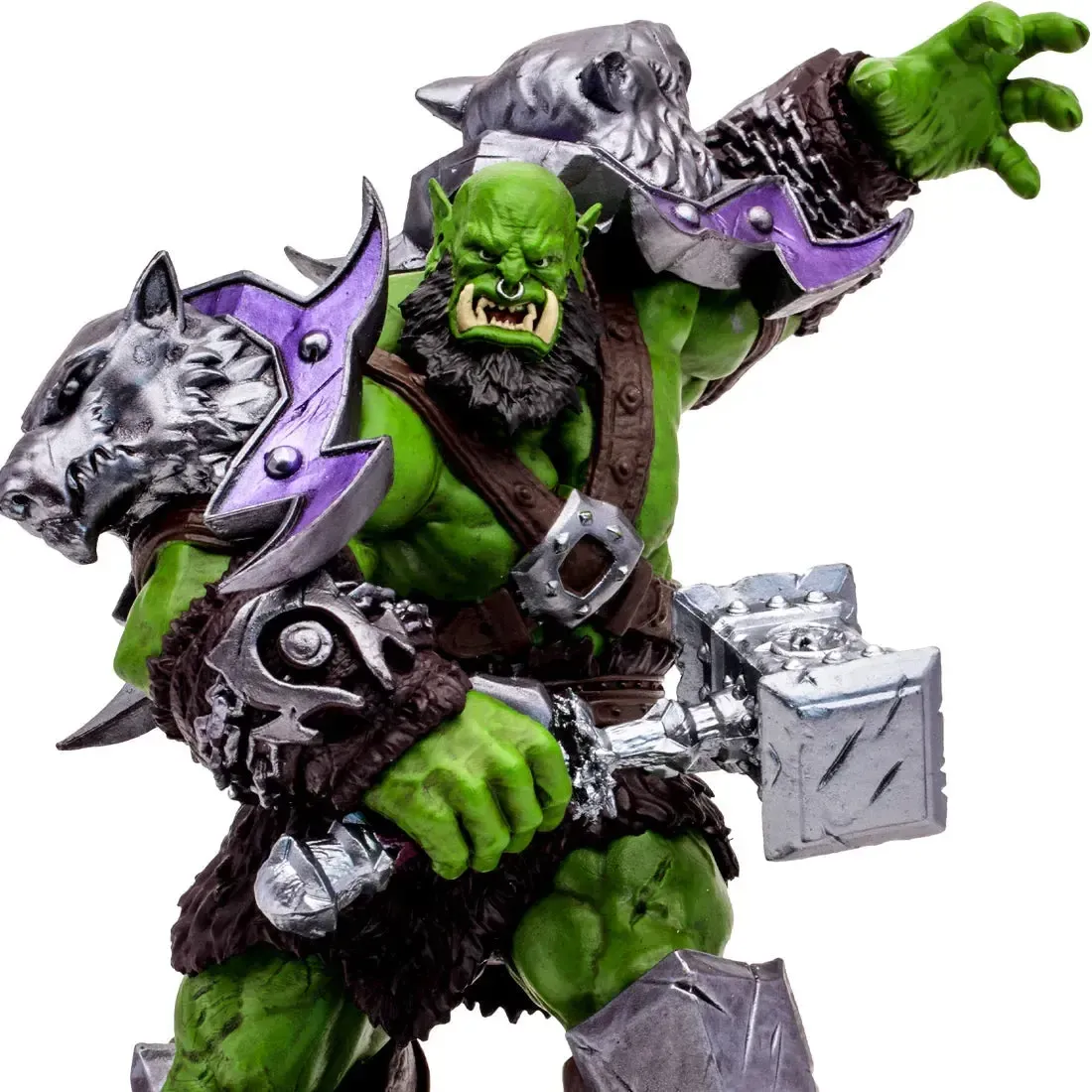 World of Warcraft - Orc Warrior & Orc Shaman with Mystery Weapon Action Figure (1:12 Scale) - McFarlane Toys - Image 10