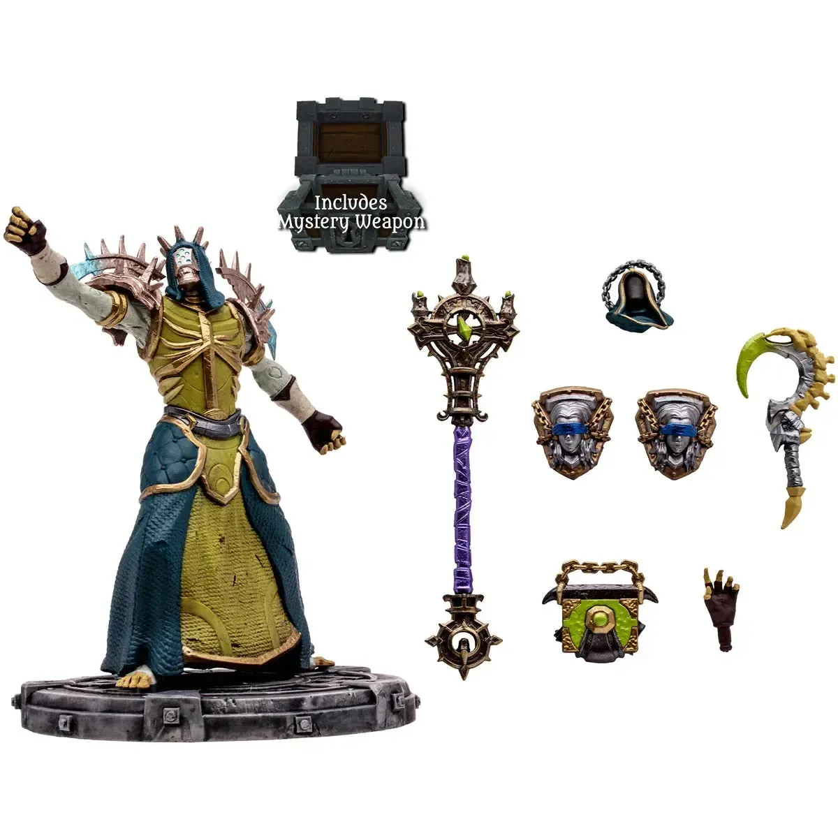 World of Warcraft - Undead Priest & Undead Warlock with Mystery Weapon Action Figure (1:12 Scale) - McFarlane Toys - Image 4