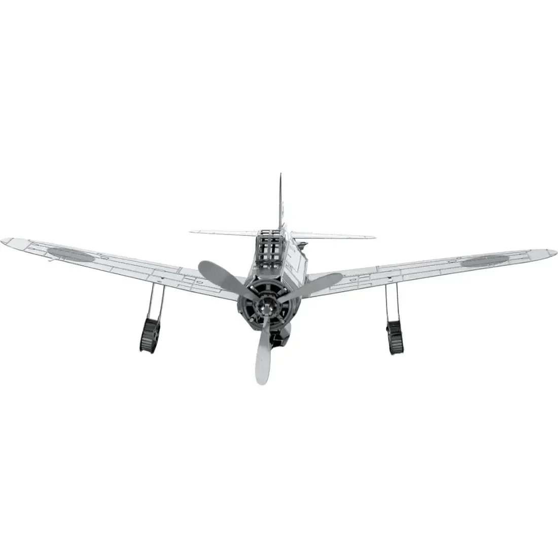World War II [Imperial Japanese Navy] - Mitsubishi Zero Plane Figure Model Kit (Steel, Moderate Difficulty) - Fascinations - Metal Earth Series - Image 2