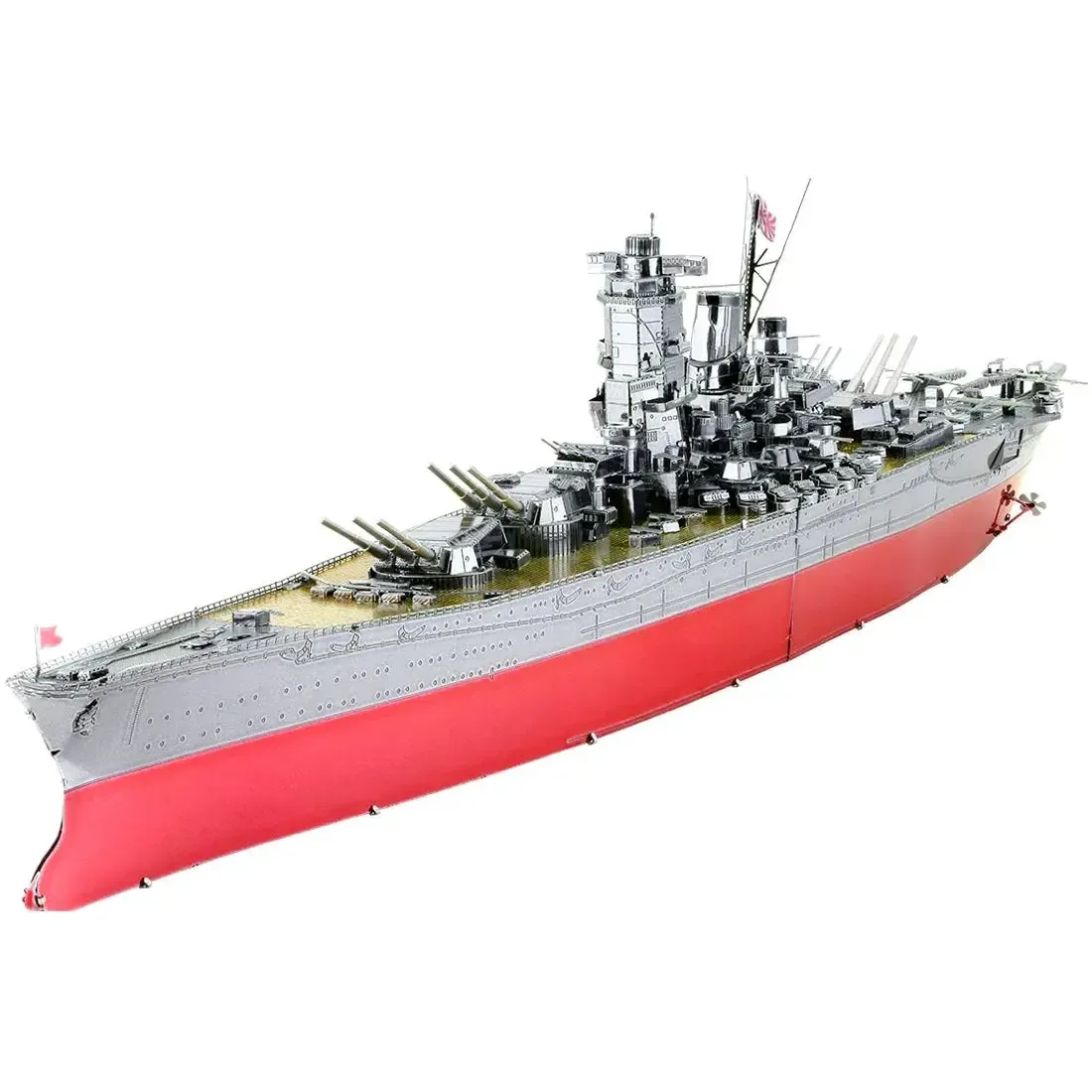 World War II [Imperial Japanese Navy] - Yamato Battleship Figure Model Kit (Steel, Challenging Difficulty) - Fascinations - Metal Earth Premium Series - Image 2
