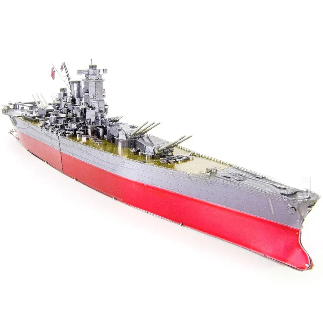 World War II [Imperial Japanese Navy] - Yamato Battleship Figure Model Kit (Steel, Challenging Difficulty) - Fascinations - Metal Earth Premium Series - Image 5