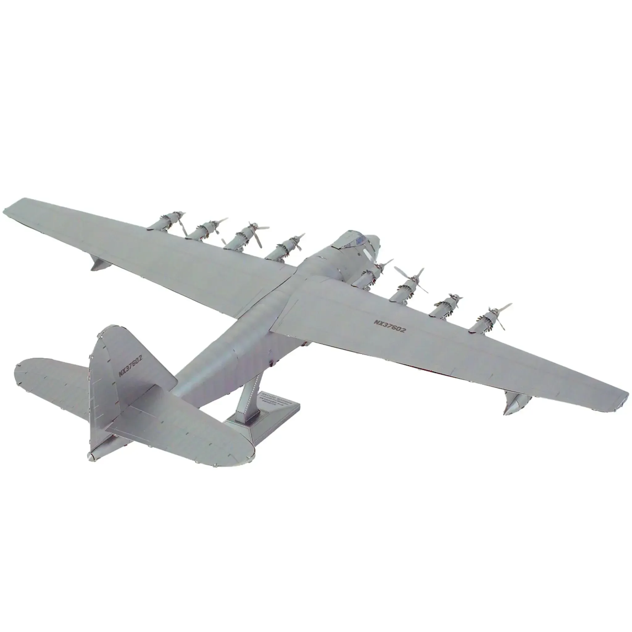 World War II [United States Army Air Forces] - Hughes H-4 Hercules "The Spruce Goose" Aircraft Figure Model Kit (1:210 Scale, Steel, Hard Difficulty) - Fascinations - Metal Earth Premium Series - (2023) - Image 6