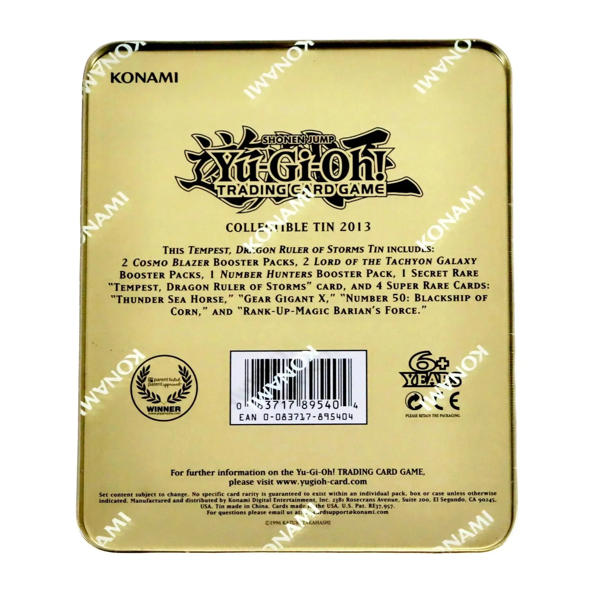 Yu-Gi-Oh! [2013 Collectible Tins Wave 2] - Tempest, Dragon Ruler of Storms Tin - Image 2