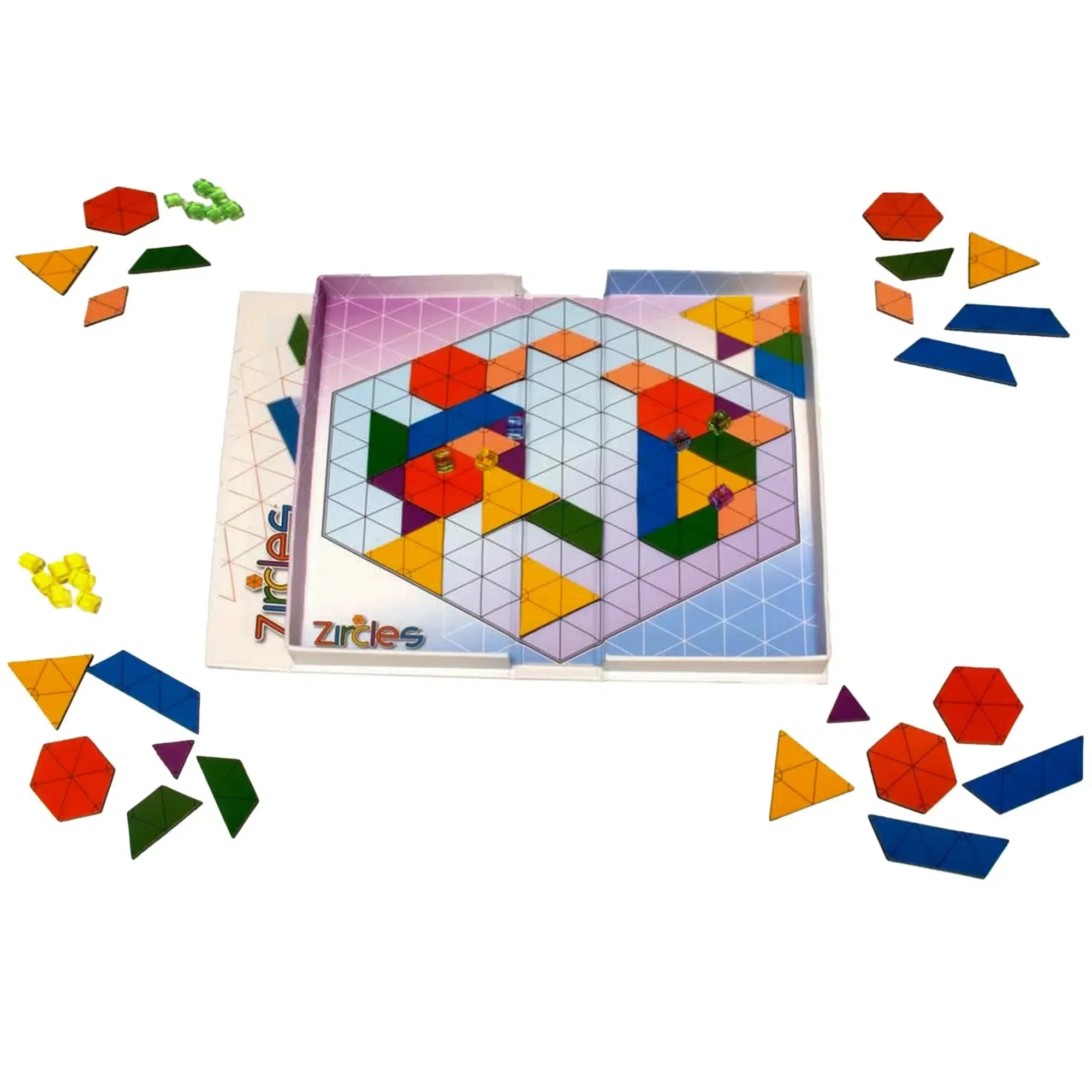 Zircles - Abstract Strategy Board Game for Family, Adults, and Children (2-4 Players, Ages 10+) - Ultra Pro Entertainment - Image 2