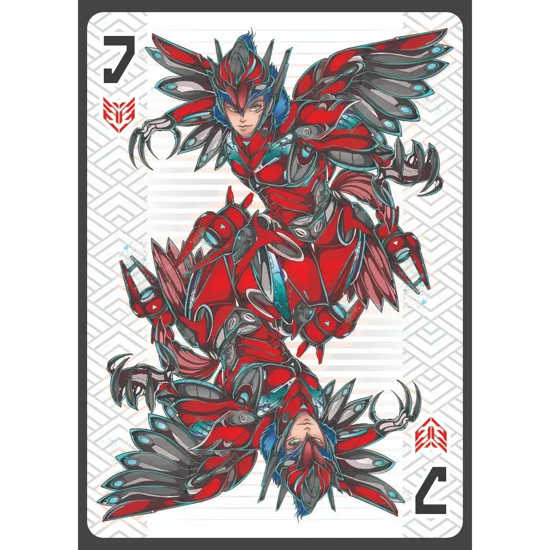 ZODIAKAI: Ruby Edition - Premium Cyberpunk Japanese Zodiac Playing Cards - Wonderland Workshop - KardecK Series - Image 16